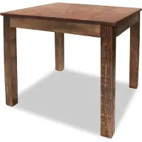 vidaXL Table de salle à manger Bois massif recyclé 82 x 80 x 76 cm - Table de salle à manger - Tables de salle à manger - Table de salle à manger