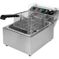 YATO Friteuse professionnelle, une cuve, 10 litres