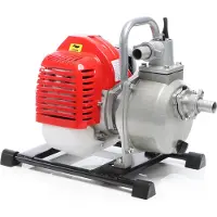 XPOtool Pompe à eau à essence – 400 x 280 x 370 mm – 1,47 kW / débit de 15000 l/h / refoulement 35 m – Connexion 38 mm (1,5") – Jardinage Évacuation Cave Inondations Arrosage Irrigation