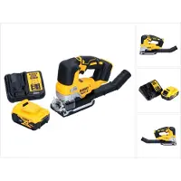 DeWalt DCS 334 P1 Scie sauteuse pendulaire sans fil Brushless 18V + 1x Batterie 5,0Ah + Chargeur