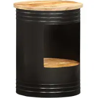 vidaXL Table basse 43x55 cm en bois massif de manguier - Table basse - Tables basses - Table basse en bois - Tables basses en bois