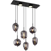 Globo Lampe suspendue design Blacky 5 lumières