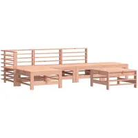 vidaXL Ensemble salon de jardin 6 pièces bois massif douglas