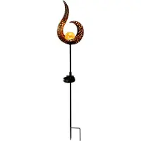 Globo Lampe solaire Décoration Jardin Flamme Lampe solaire Extérieur Lampe solaire 33530