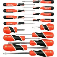 YATO Jeu de tournevis PH+plats+Torx 15 pièces