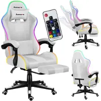 Huzaro Force 4.7 Rgb Gaming Chair Blanc