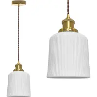 Toolight Lampe Suspendue APP1173 White