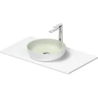 Duravit Set de lavabos Sivida rond avec console 880x500x123mm, 268013FG00