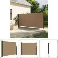 The Living Store Store latéral extensible Taupe 160x600 cm