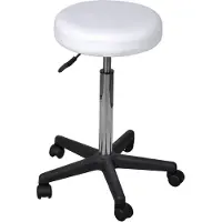 Syfax Tabouret de bureau Blanc