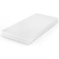 VitaliSpa Matelas en mousse froide Blanc 90x200cm H3 degré de dureté, 7 zones, Model 12344