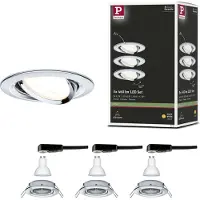 Paulmann LED encastré Nova set de base orientable