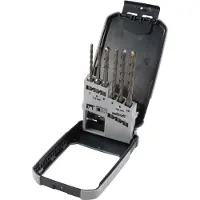 Wolfcraft Drill Set 6 Pieces Argenté