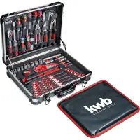 Kwb mallette à outils , y compris jeu d'outils, 80 pièces, remplie, robuste