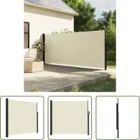 The Living Store Store latéral extensible Crème 180x600 cm