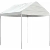 Syfax Belvédère avec toit blanc 2,28x2,23x2,69 m polyéthylène