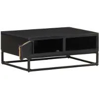 Syfax Table basse 90x60x35 cm Bois de manguier massif
