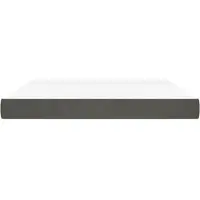 Syfax Matelas de lit à ressorts ensachés fermeté moyenne Gris foncé 160x200x20 cm