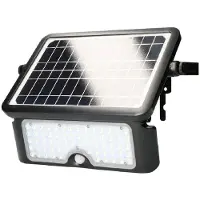 EDM Support Mural Solaire 10w Rechargeable, Capteur De Présence -