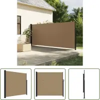 The Living Store Store latéral extensible Taupe 180x600 cm
