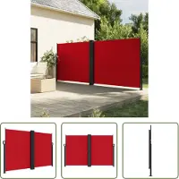 The Living Store Store latéral extensible rouge 160x600 cm