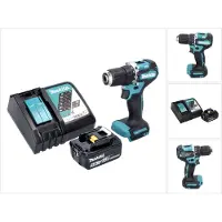 Makita DDF 487 RT1 Perceuse-visseuse sans fil 18 V 40 Nm Brushless + 1x batterie 5,0 Ah + chargeur