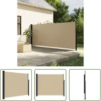 The Living Store Store latéral extensible Beige 170x300 cm