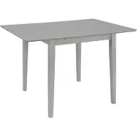 Prolenta Maison Exclusive - Table à rallonges grise (80-120) x 80 x 74 cm, MDF