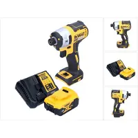 DeWalt DCF 887 P1 Clé à choc sans fil 18 V 205 Nm 1/4'' Brushless + 1x batterie 5,0 Ah + chargeur