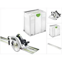 Festool HK 85 EB-Plus-FS Scie circulaire à main Scie à onglets 2300W 230mm dans Systainer ( 574661 ) + lame de scie HW + rail de guidage