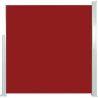 Syfax Auvent latéral rétractable 140 x 300 cm Rouge