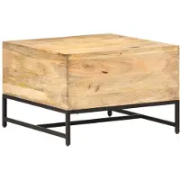 Prolenta Maison Exclusive - Table basse 67 x 67 x 45 cm en bois massif de manguier