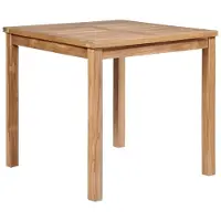 Prolenta Maison Exclusive - Table de jardin 80x80x77 cm en teck massif