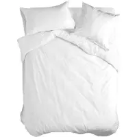 Happy Fiday Home Housse de couette HappyFriday Basic Blanc 155 x 220 cm