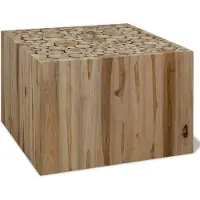 Prolenta Maison Exclusive - Table basse en teck 50 x 50 x 35 cm