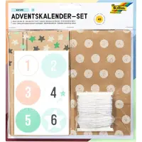 Folia 9396 Adventskalender Bastel-Set "Nature" - 24 Tüten