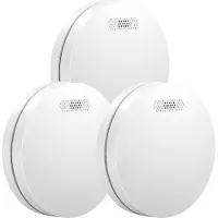 Aroha Safety Pro D￩tecteur de Fum￩e - Batterie de 10 Ans - Alarme Incendie - 3 pi￨ces