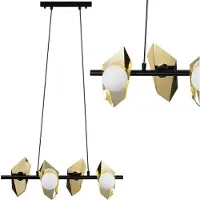 Toolight Lampe Suspendue APP1412-CP Black