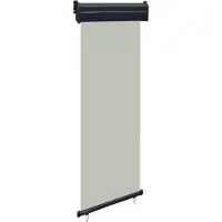 Syfax Auvent latéral de balcon 65x250 cm Gris