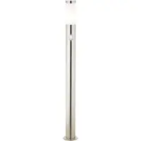Brilliant Lampe d'extérieur Chorus | lampe d'extérieur sobre | acier inoxydable/plastique | détecteur de mouvement | IP44 | 1x E27 max. 40 W