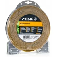 Stiga Tigre Trimmerschnur, 87 m de longueur, 2,4 mm de diamètre, rond de matériel laminé, hilo de nylon