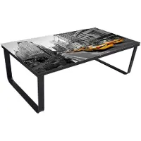 Syfax Table basse avec dessus de table rectangulaire