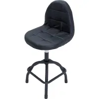 Bgs Chaise d'atelier pivotante avec dossier réglable en hauteur - 70146