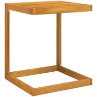 vidaXL Table C 42x40x50 cm bois massif acacia