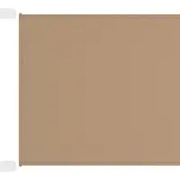 Syfax Auvent vertical Taupe 60x1200 cm Tissu oxford