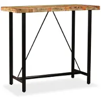 Prolenta Maison Exclusive - Table de bar en bois massif recyclé 120 x 60 x 107 cm