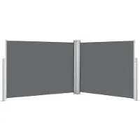 Syfax Auvent latéral rétractable Anthracite 140 x 1000 cm