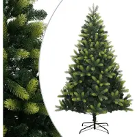 Syfax Sapin de Noël artificiel à charnières avec support 240 cm