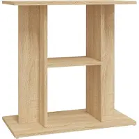 vidaXL Support pour aquarium Chêne Sonoma 60x30x60 cm Matériau dérivé du bois