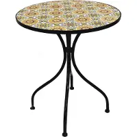 Mojawo Mosaïque Table de mosaïque Table de jardin Table de bistrot Ø60x70cm